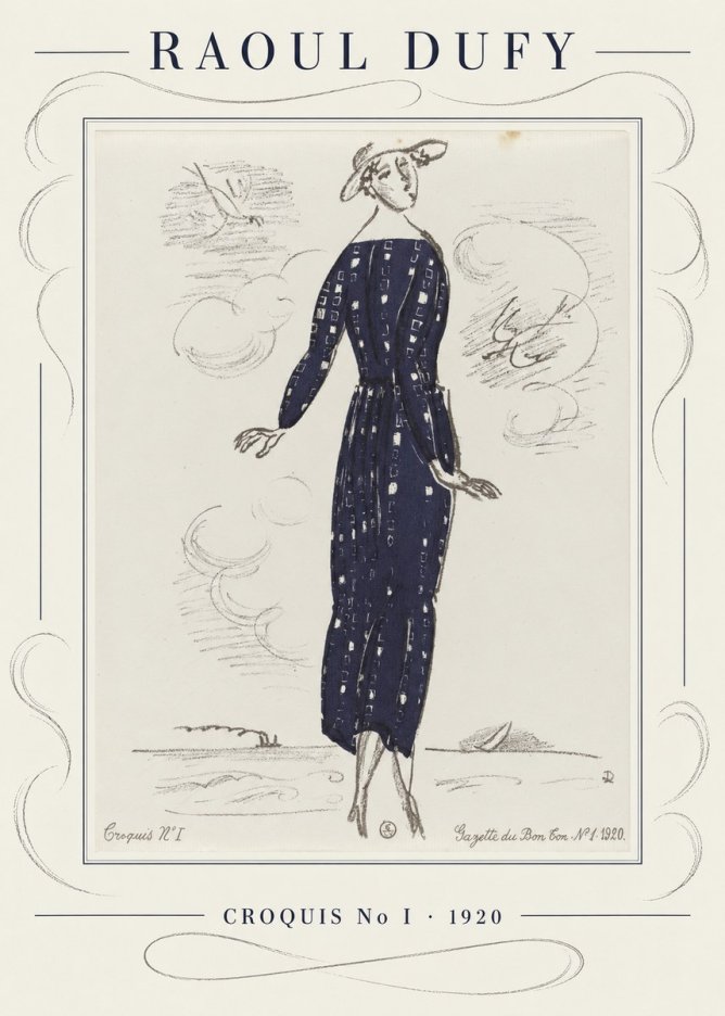 Raoul Dufy Croquis N° I · 1920 No3 - Plakat