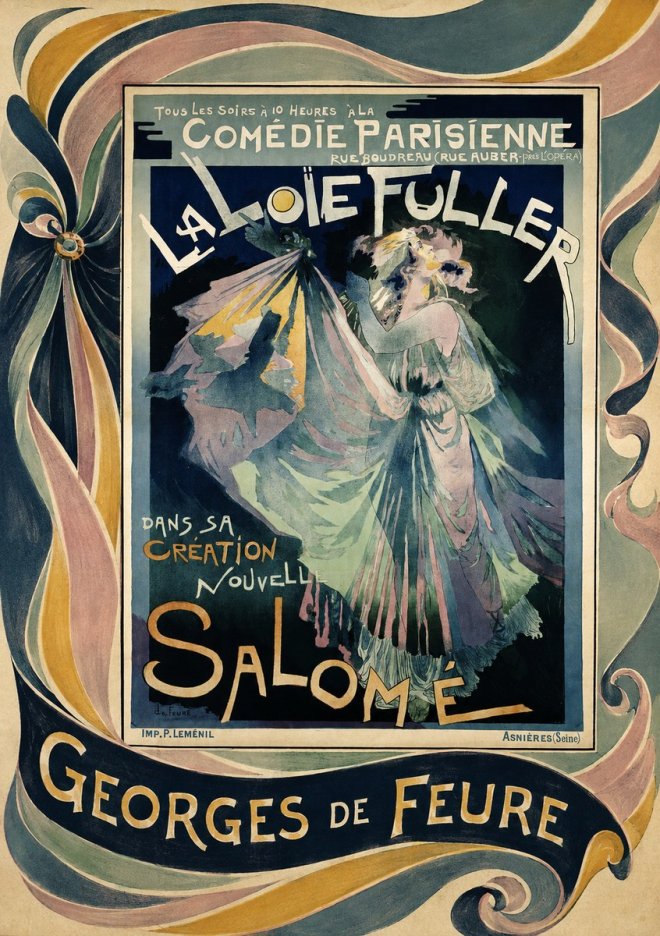 Georges de Feure La Loïe Fuller - Salomé I No5 - Plakat