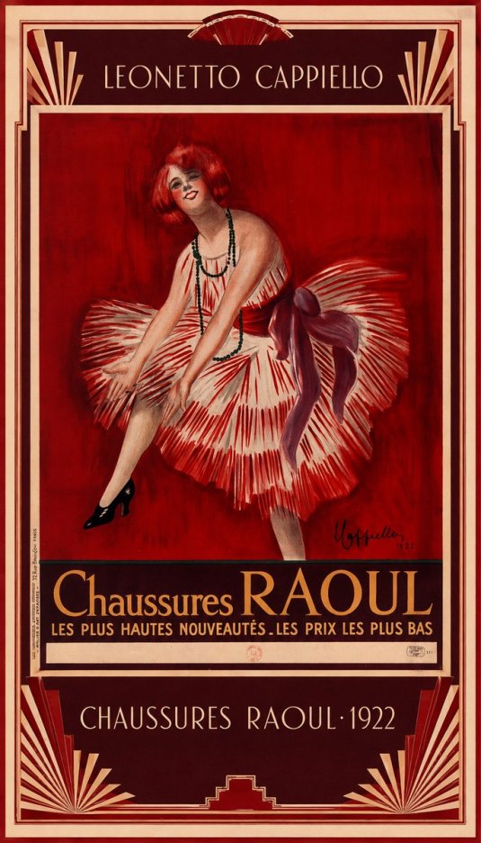 Leonetto Cappiello Chaussures Raoul No1 - Plakat