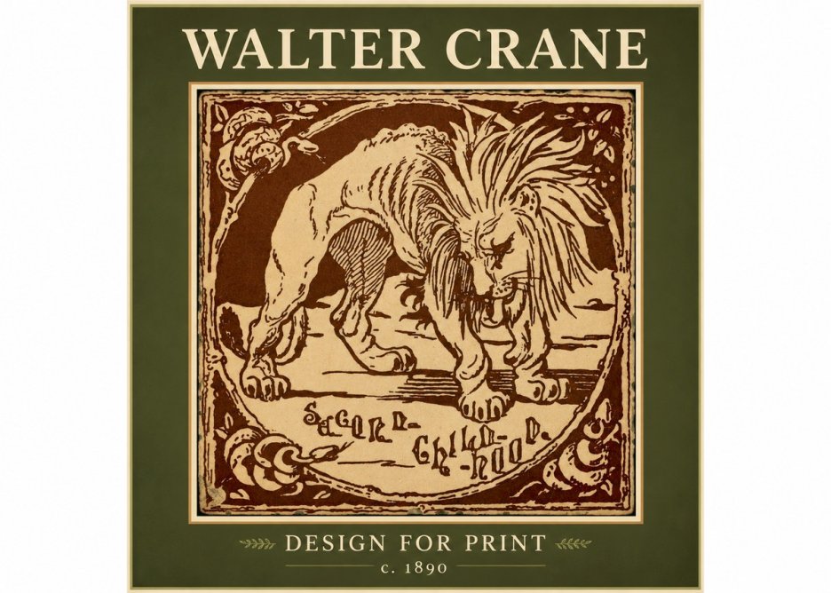 Walter Crane Sacred Childhood No2 - Plakat