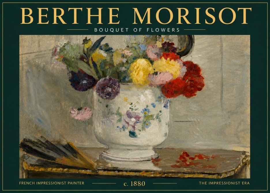Berthe Morisot Bouquet of Flowers No6 - Plakat
