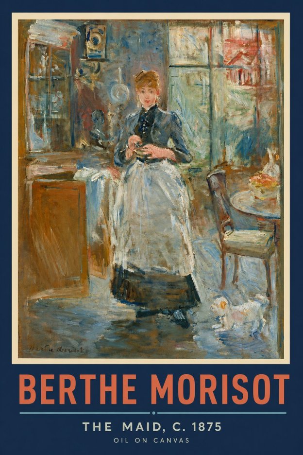 Berthe Morisot The Maid No2 - Plakat