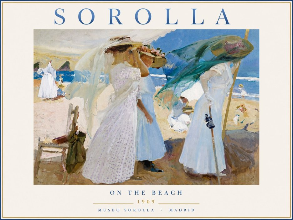 Sorolla On the Beach No5 - Plakat
