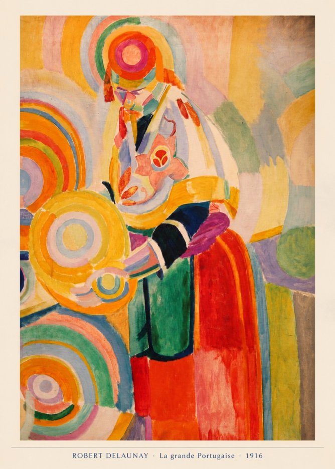 Robert Delaunay La Grande Portugaise II No6 - Plakat