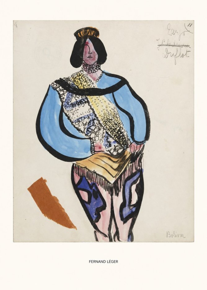 Fernand Léger Bolivar VIII No5 - Plakat