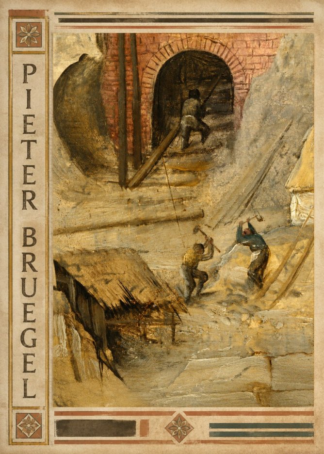 Pieter Bruegel The Miners No2 - Plakat