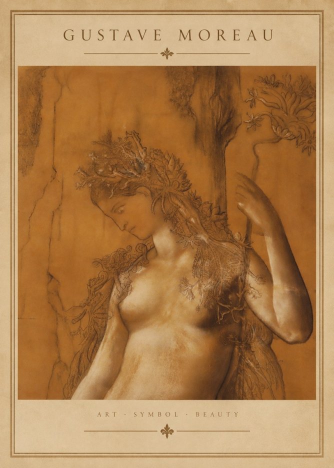 Gustave Moreau Daphne No4 - Plakat