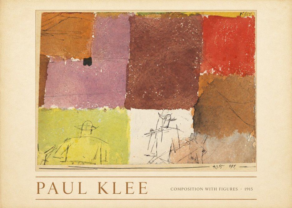 Paul Klee Composition with Figures I No1 - Plakat