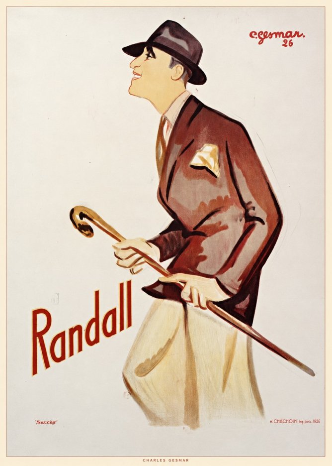 Charles Gesmar Randall II No6 - Plakat