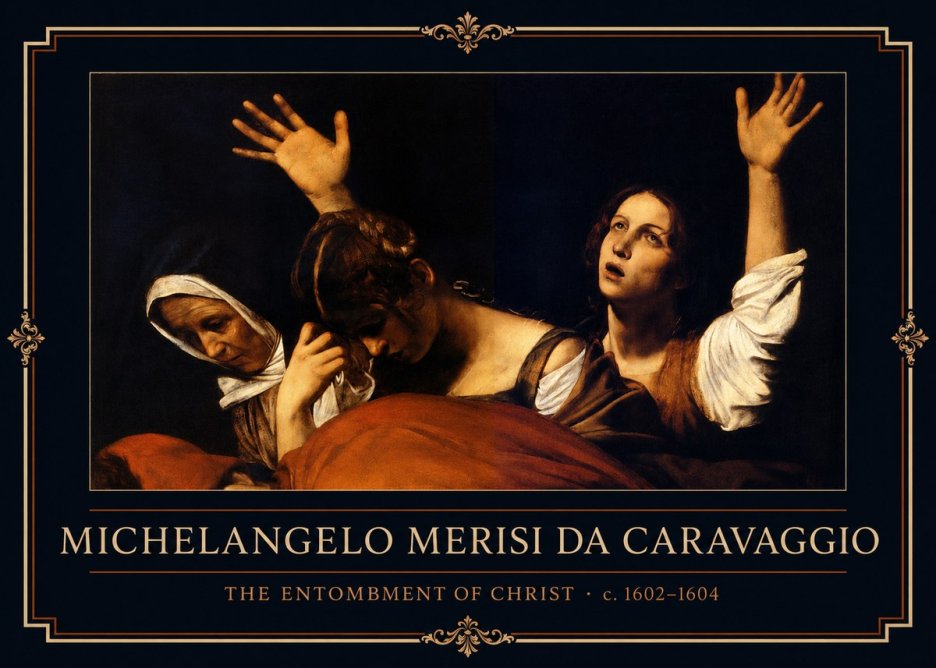 Michelangelo Merisi da Caravaggio The Entombment of Christ I No1 - Plakat