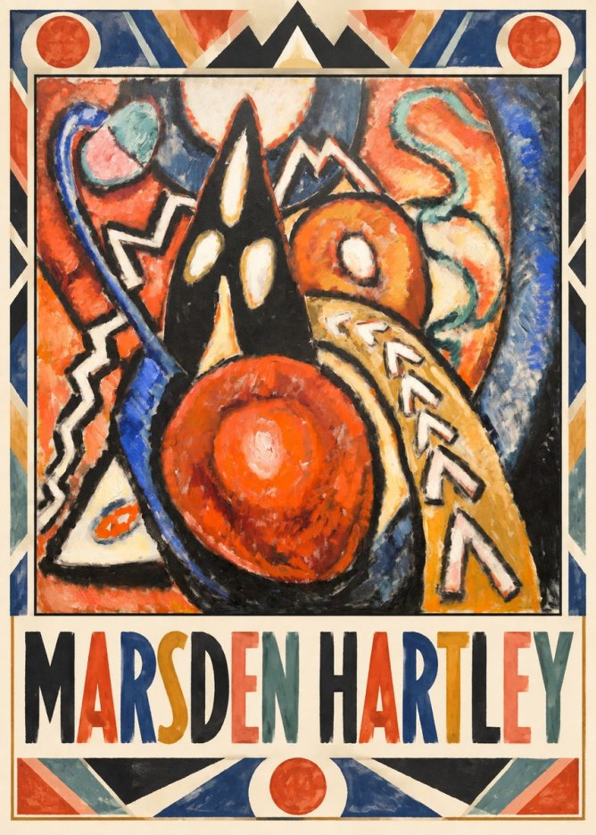Marsden Hartley Marsden Hartley No1 - Plakat