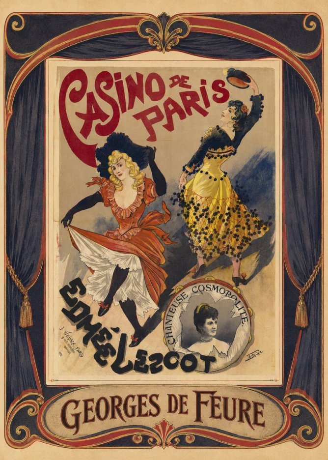 Georges de Feure Edmée L'escot No5 - Plakat