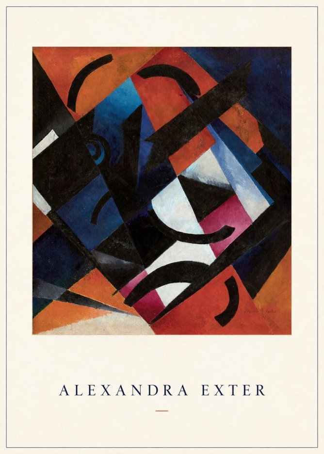Alexandra Exter Abstract Composition No4 - Plakat