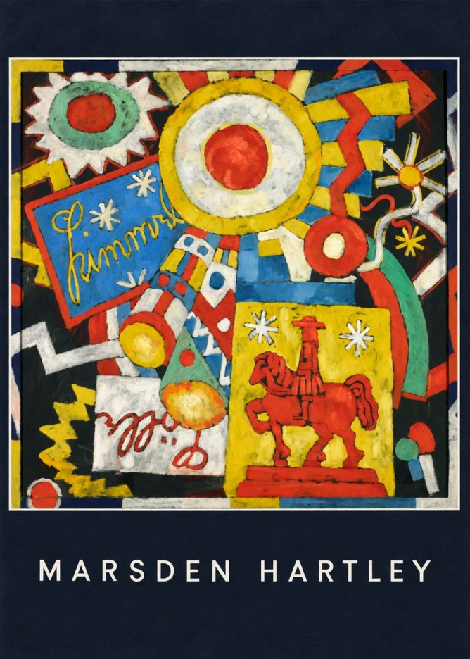 Marsden Hartley Himmel Lille No6 - Plakat