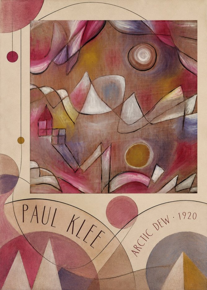Paul Klee Arctic Dew No6 - Plakat