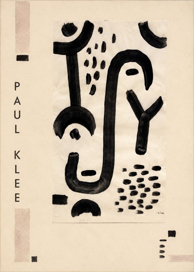 Paul Klee Face of the Goddess No2 - Plakat