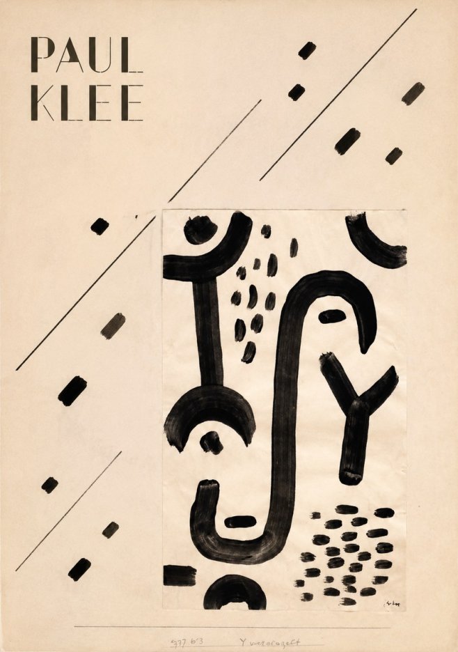 Paul Klee Face of the Goddess No6 - Plakat