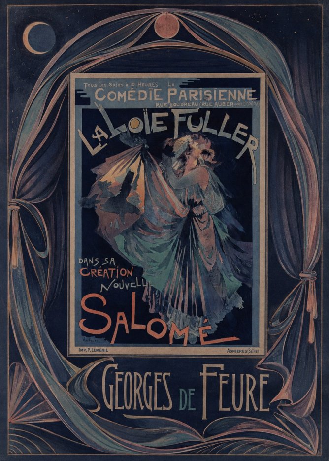 Georges de Feure La Loïe Fuller - Salomé II No4 - Plakat