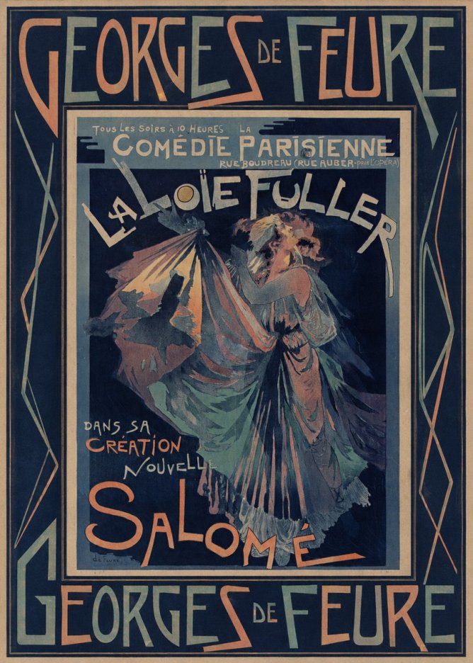 Georges de Feure La Loïe Fuller - Salomé II No5 - Plakat