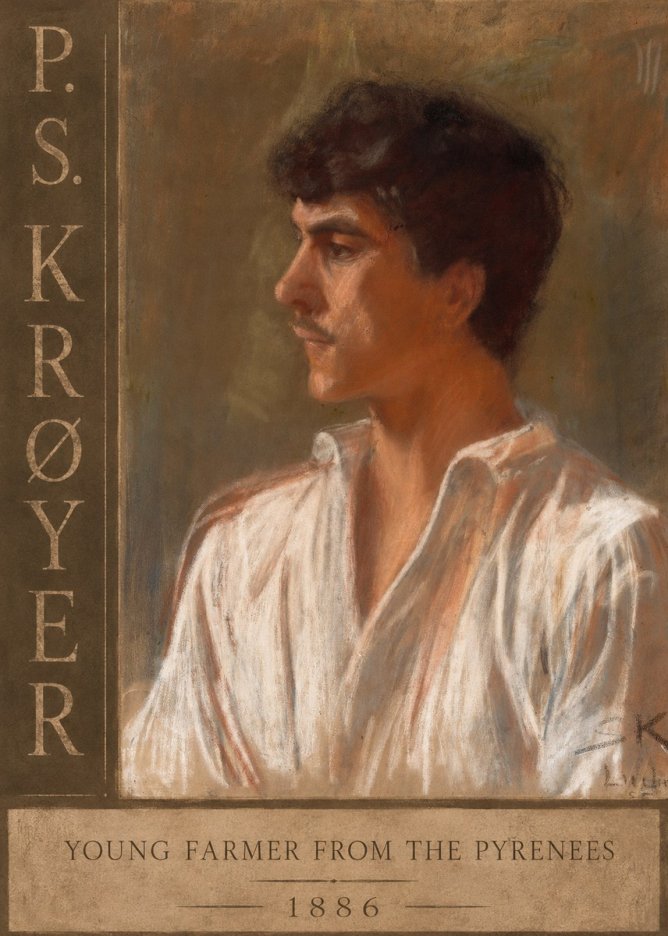 P.S. Krøyer Young Farmer from the Pyrenees No3 - Plakat