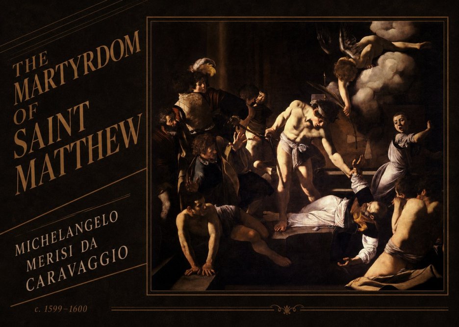 Michelangelo Merisi da Caravaggio The Martyrdom of Saint Matthew No3 - Plakat