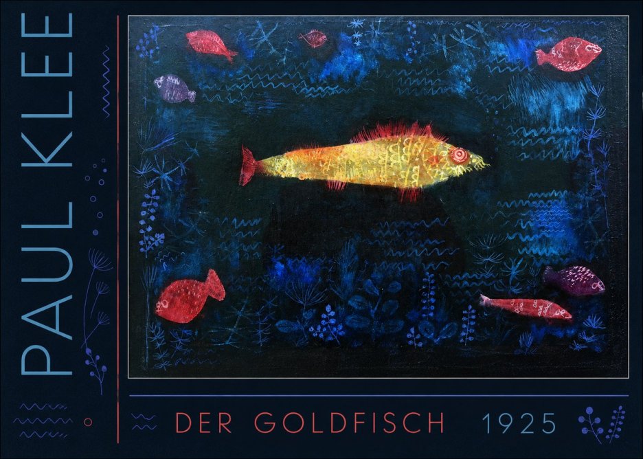 Paul Klee Der Goldfisch No2 - Plakat