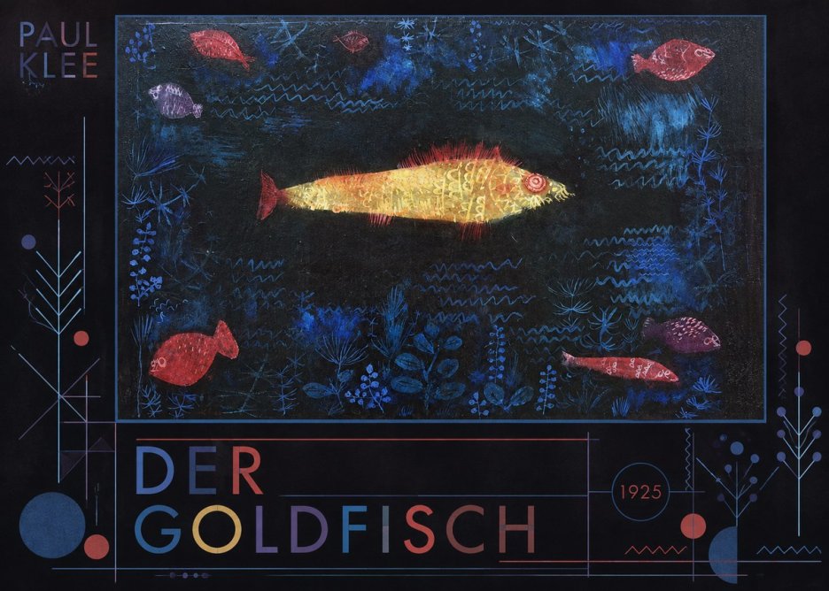 Paul Klee Der Goldfisch No4 - Plakat