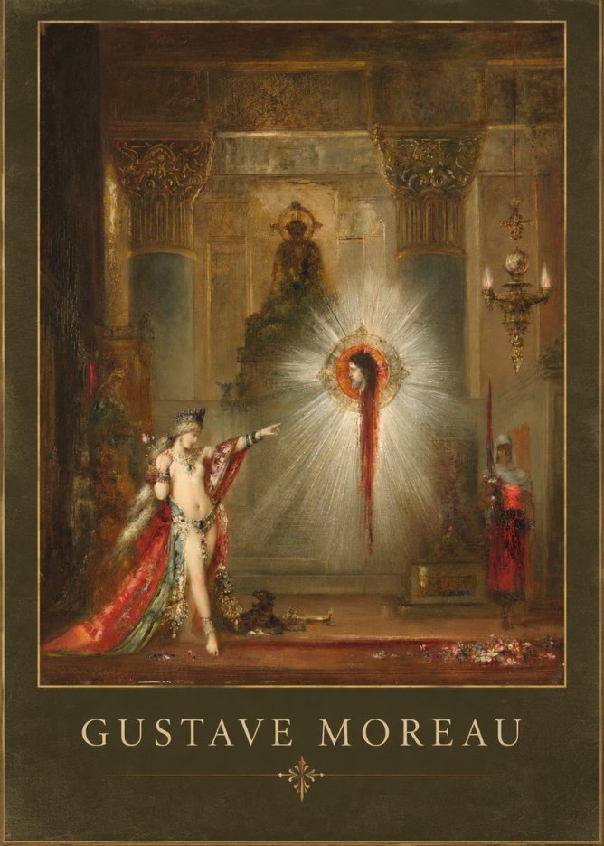 Gustave Moreau The Apparition II No2 - Plakat