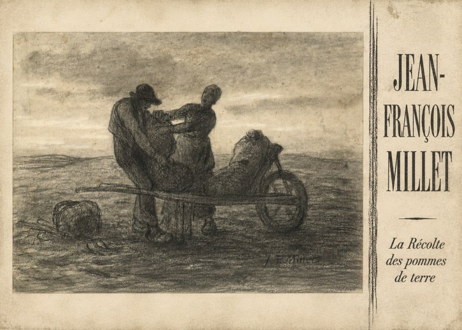 Jean-François Millet La Récolte Des Pommes De Terre No5 - Plakat