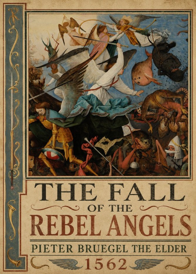 Pieter Bruegel The Fall of the Rebel Angels IV No2 - Plakat