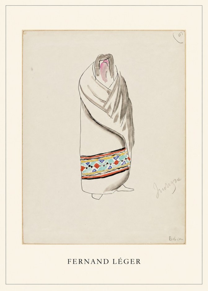 Fernand Léger Indiene, Bolivia No3 - Plakat
