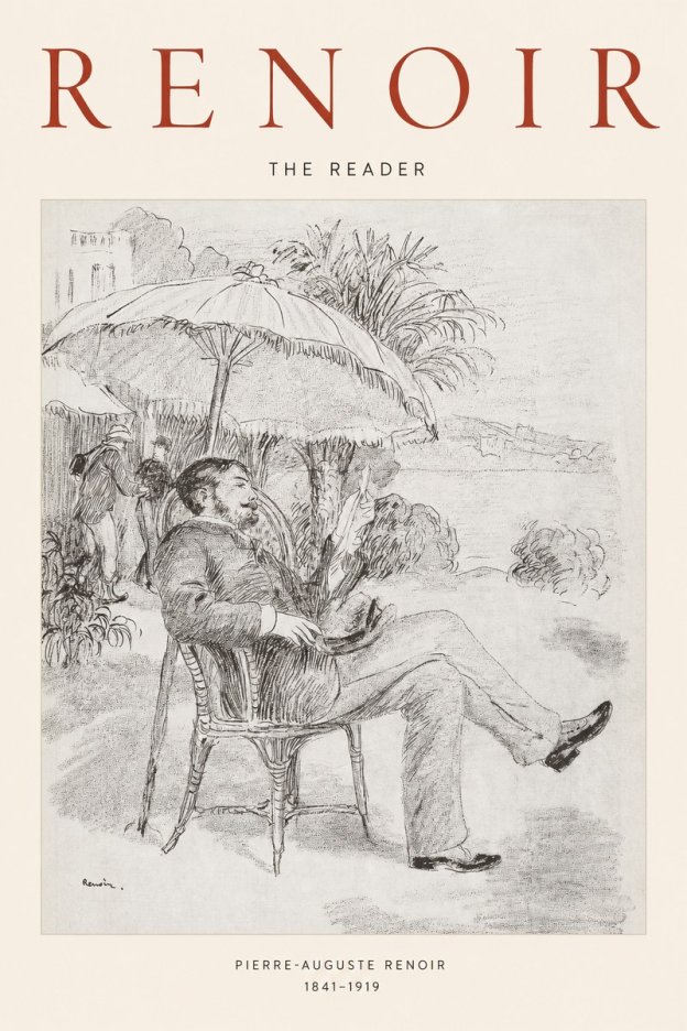 Renoir The Reader II No1 - Plakat