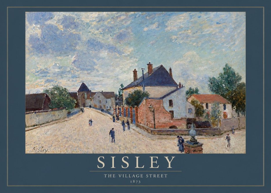 Sisley The Village Street No2 - Plakat