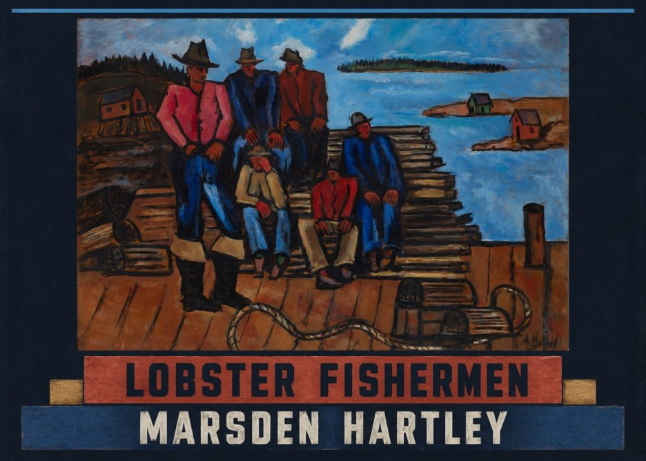 Marsden Hartley Lobster Fishermen II No6 - Plakat