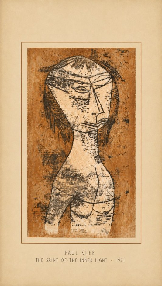 Paul Klee The Saint of the Inner Light No6 - Plakat