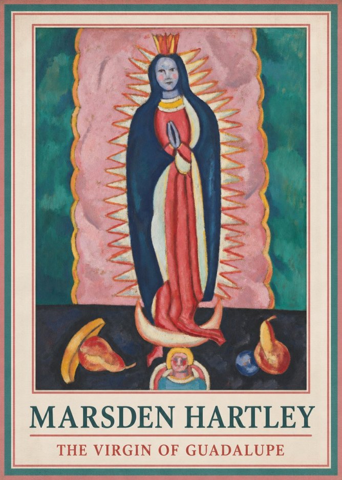 Marsden Hartley The Virgin of Guadalupe No5 - Plakat