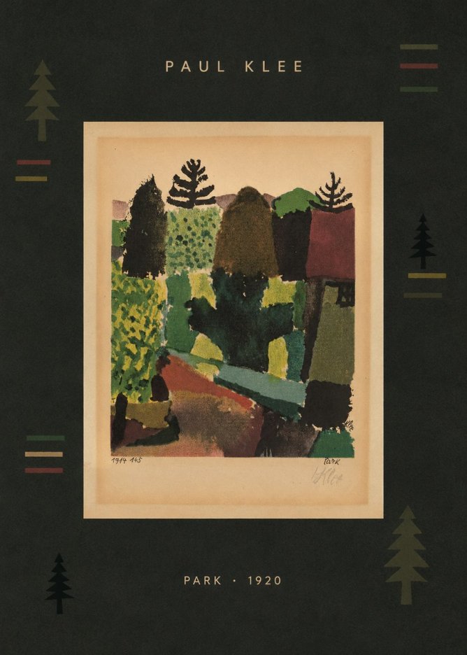 Paul Klee Park I No6 - Plakat