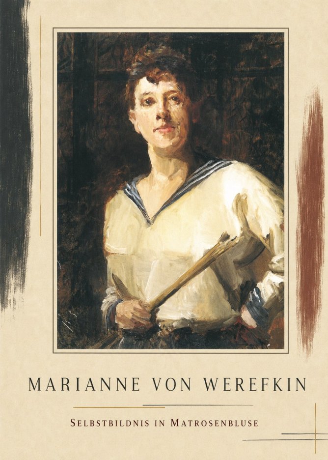 Marianne von Werefkin Selbstbildnis in Matrosenbluse No1 - Plakat