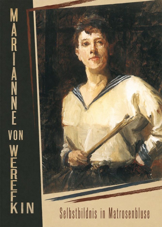 Marianne von Werefkin Selbstbildnis in Matrosenbluse No2 - Plakat