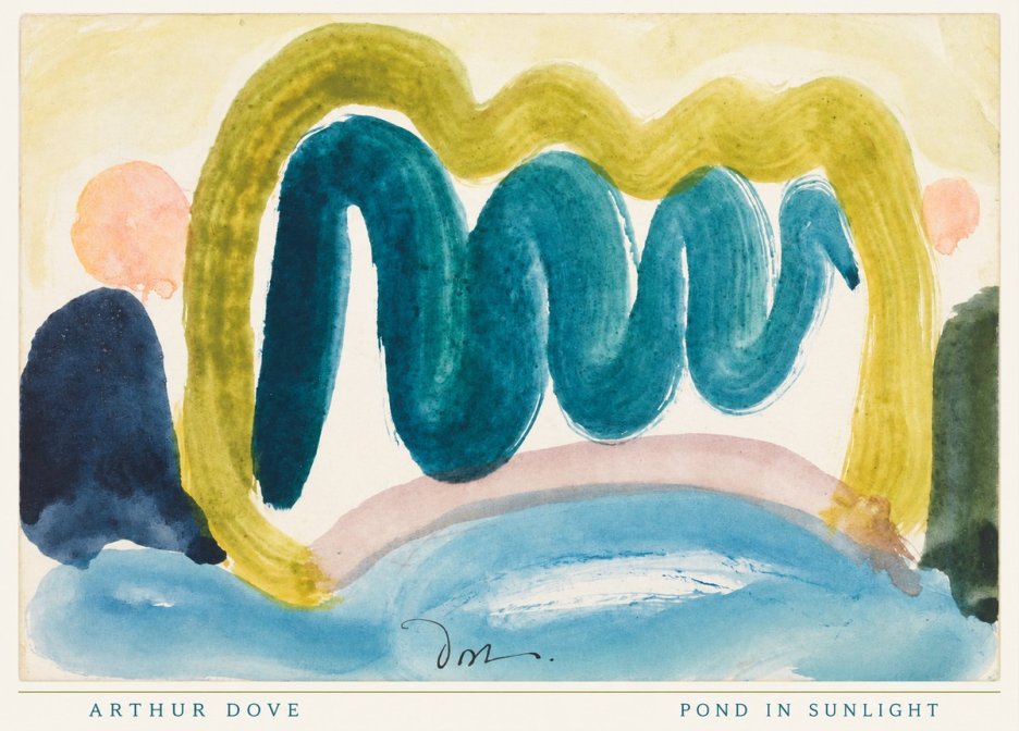 Arthur Dove Pond in Sunlight No6 - Plakat