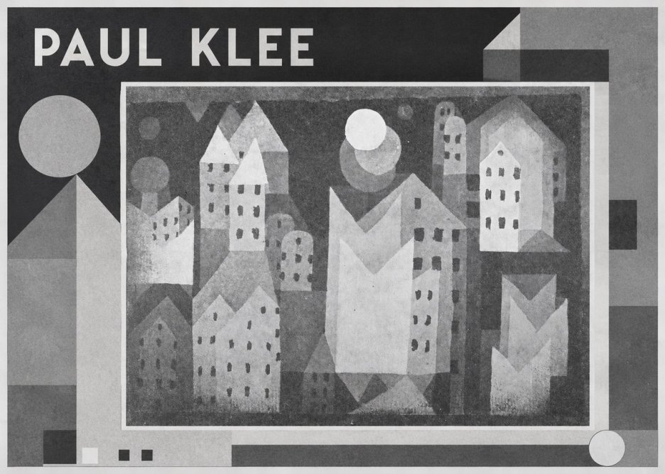 Paul Klee City of Churches No4 - Plakat