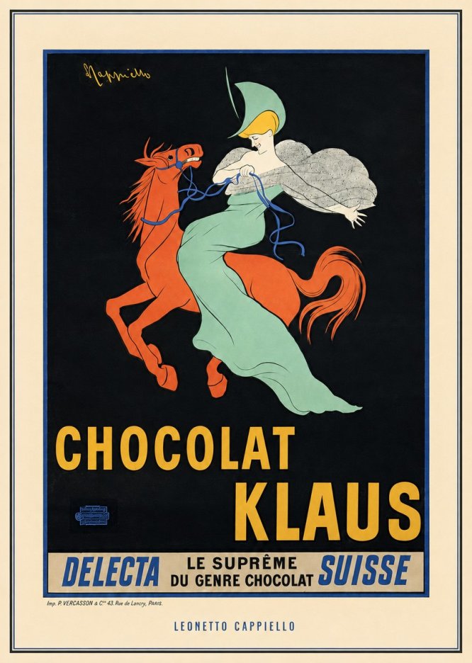 Leonetto Cappiello Chocolat Klaus II No3 - Plakat