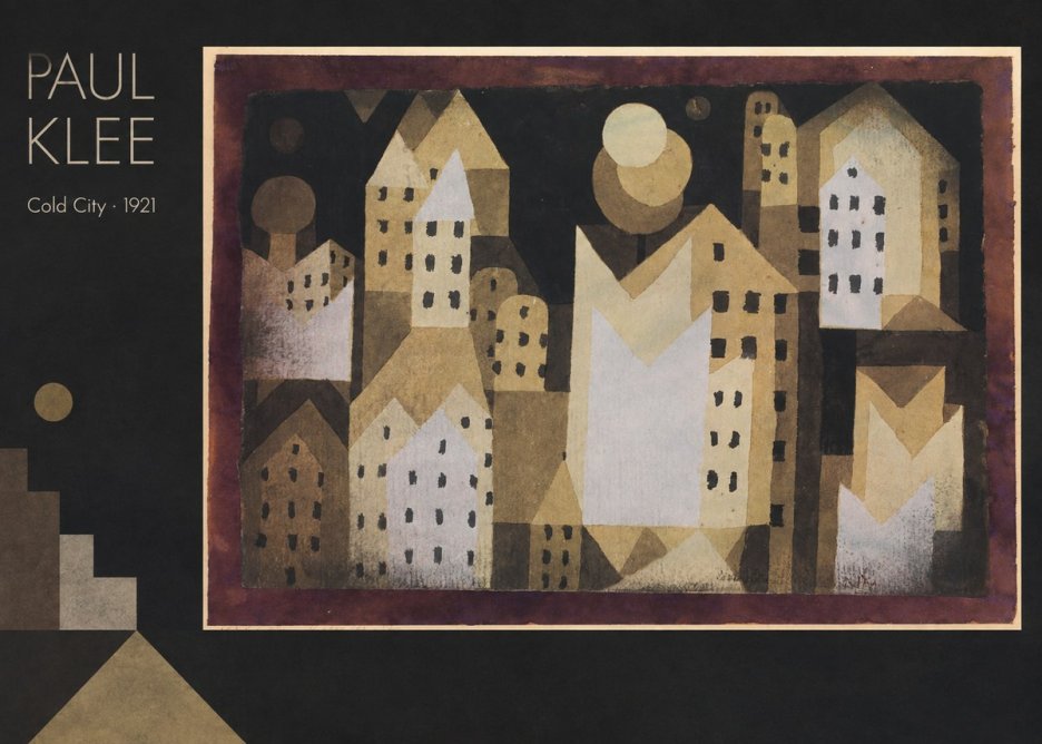 Paul Klee Cold City No2 - Plakat