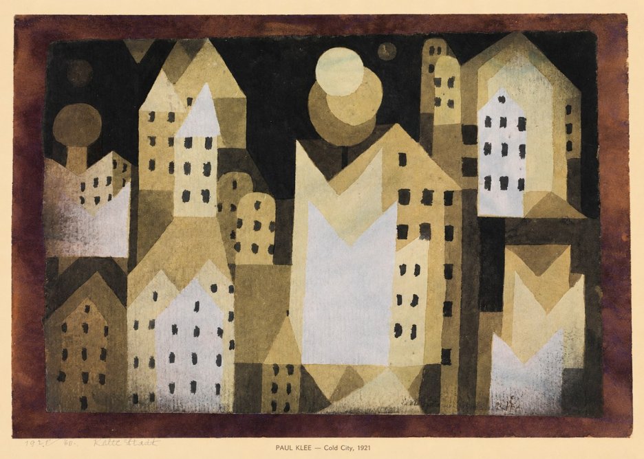 Paul Klee Cold City No6 - Plakat
