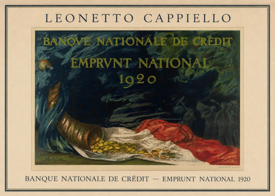 Leonetto Cappiello Banque Nationale De Crédit - Emprunt National 1920 No3 - Plakat
