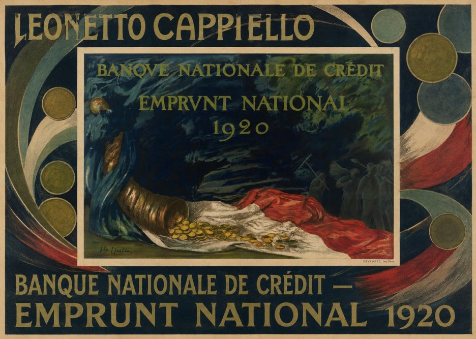 Leonetto Cappiello Banque Nationale De Crédit - Emprunt National 1920 No6 - Plakat