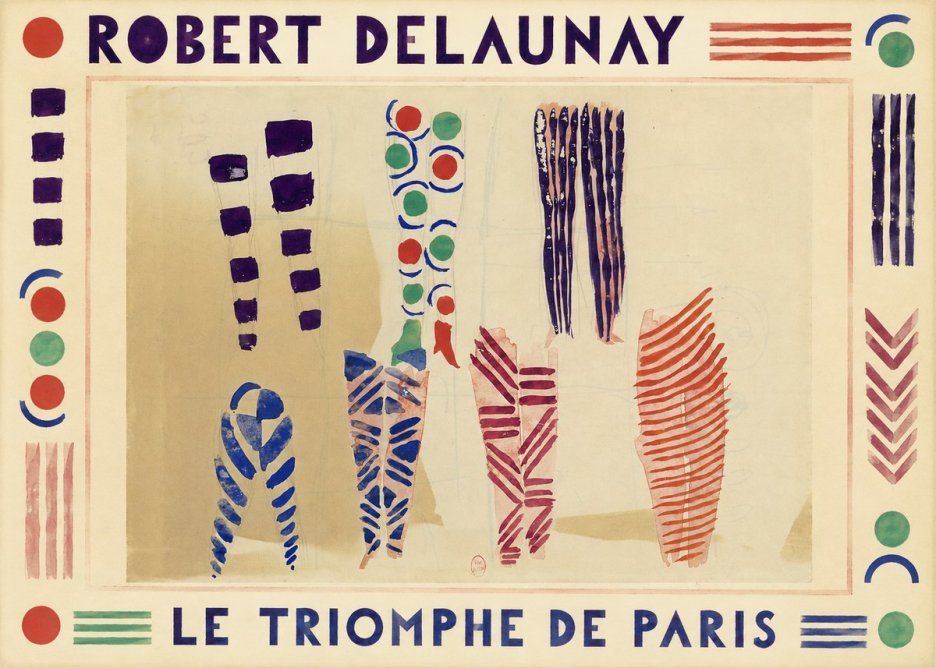 Robert Delaunay Le Triomphe De Paris IV No1 - Plakat