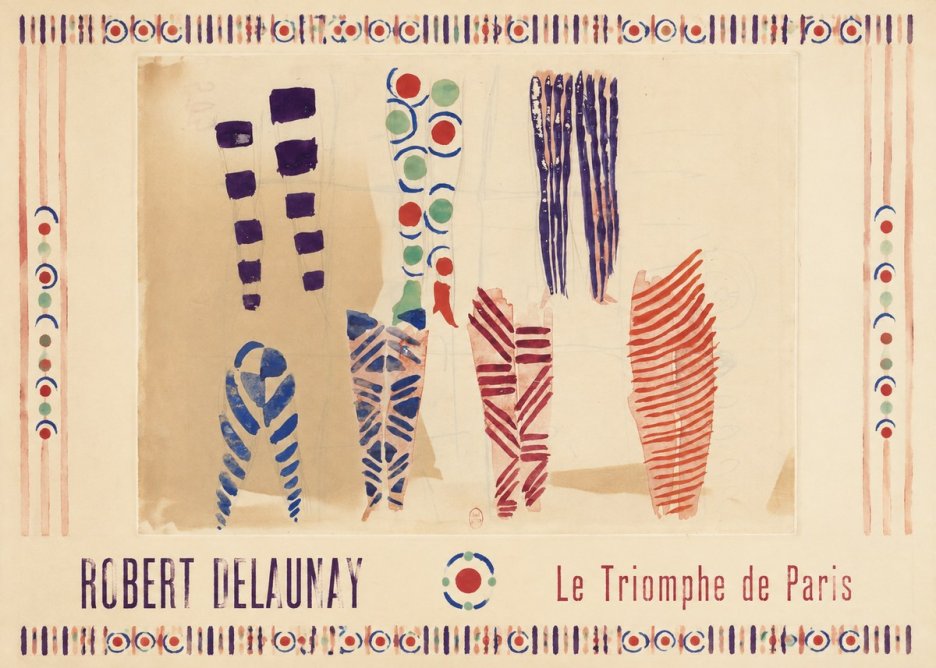 Robert Delaunay Le Triomphe De Paris IV No4 - Plakat