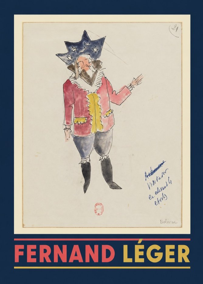 Fernand Léger Bolivar IX No1 - Plakat