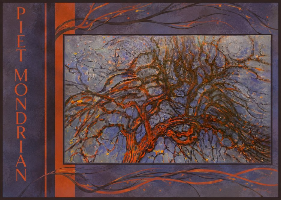 Piet Mondrian The Red Tree No2 - Plakat
